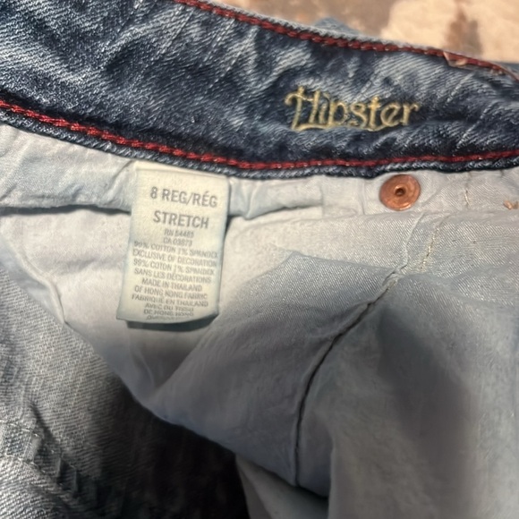 American Eagle hipster stretch jeans. Great condition. Distressed. - Picture 3 of 5